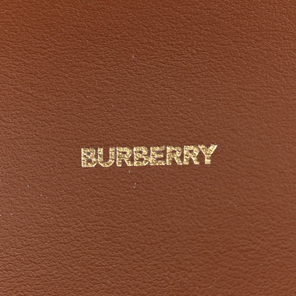 Burberry Vintage Check Grain Calfskin Halton Wallet Tan 7 of 11