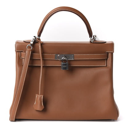 Hermes Swift Kelly 32 Retourne Gold 1 of 10