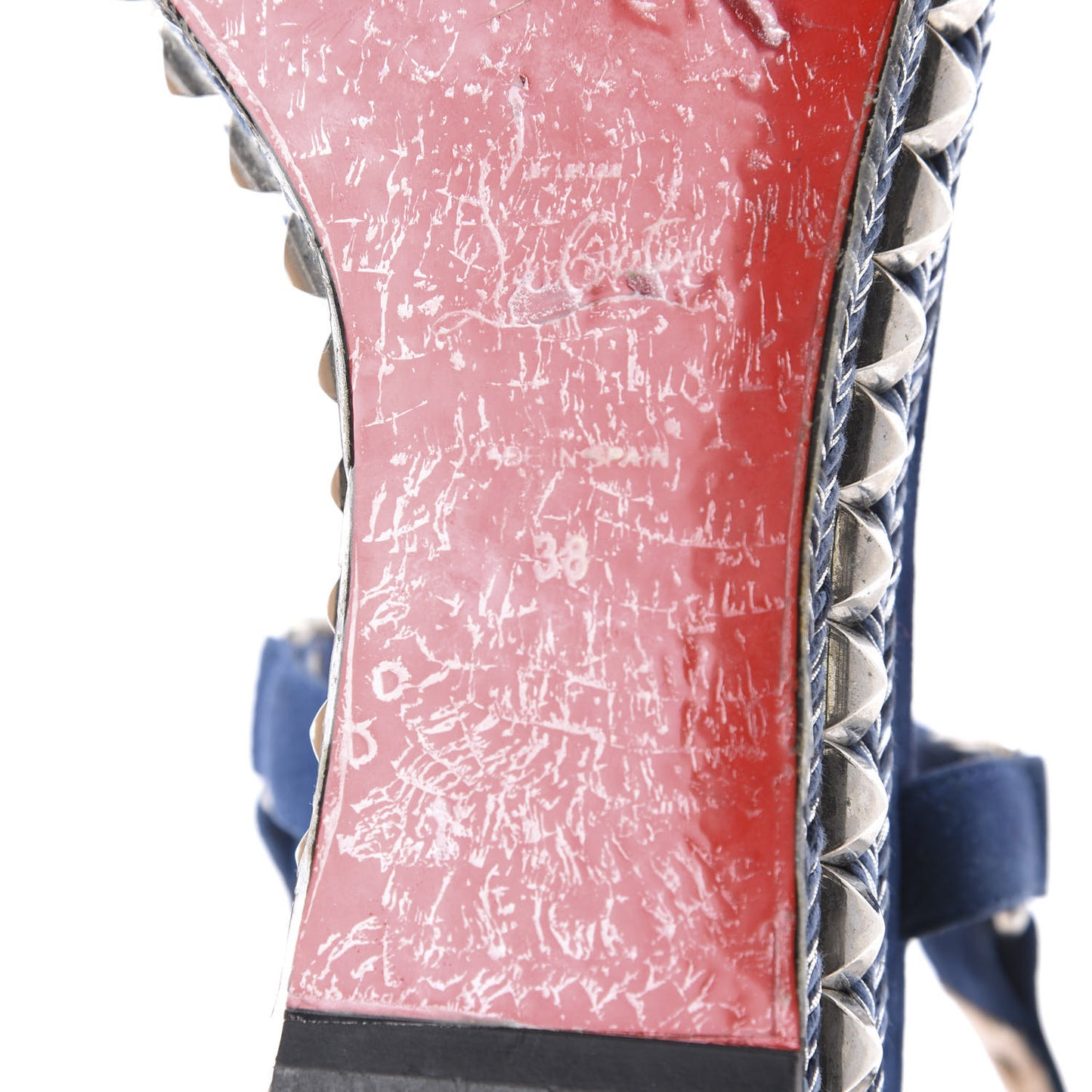 Veau Velours Cataclou 60 Platform Sandals 38 Blue