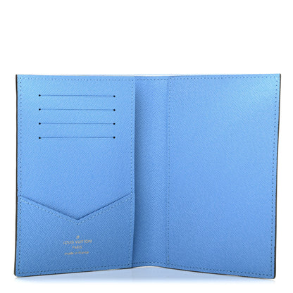 Louis Vuitton Monogram 2021 Christmas Animation China Passport Cover Myosotis Blue 6 of 6