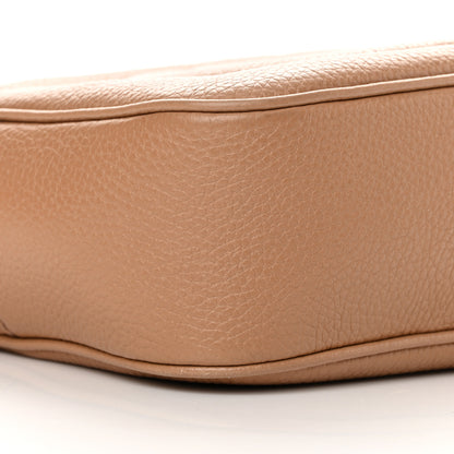 Gucci Pebbled Calfskin Small Soho Disco Bag Camelia 9 of 16