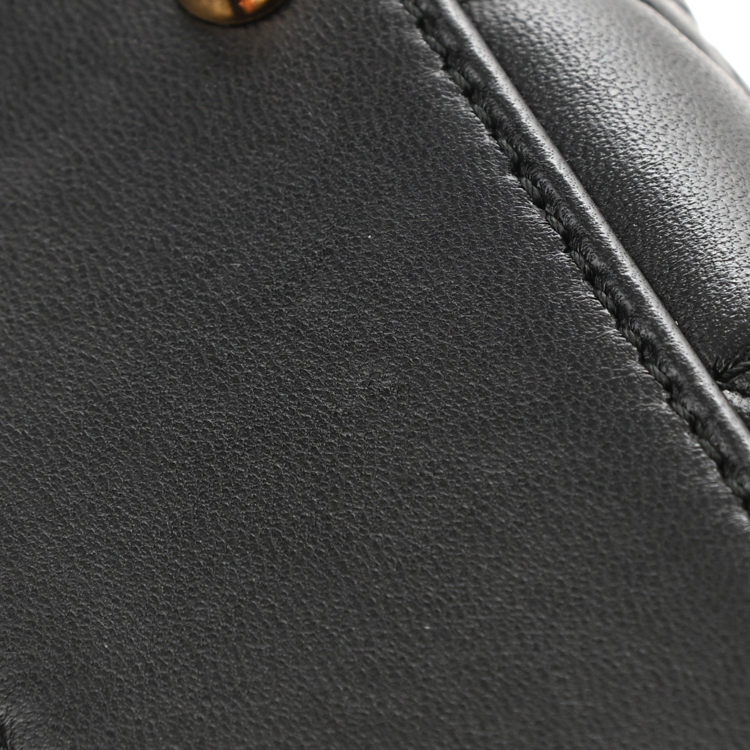Christian Dior Lambskin Cannage Mini Lady Dior Black 10 of 11