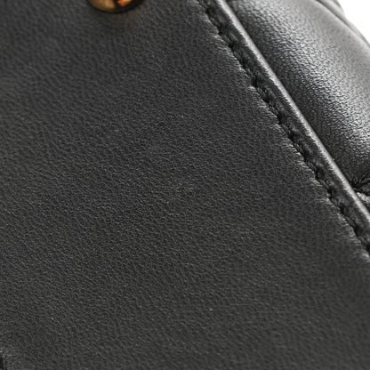 Christian Dior Lambskin Cannage Mini Lady Dior Black 10 of 11