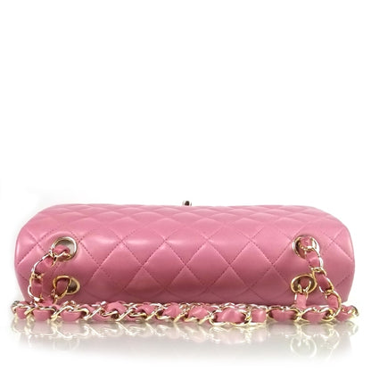Chanel Lambskin Medium Double Flap Pink 4 of 8