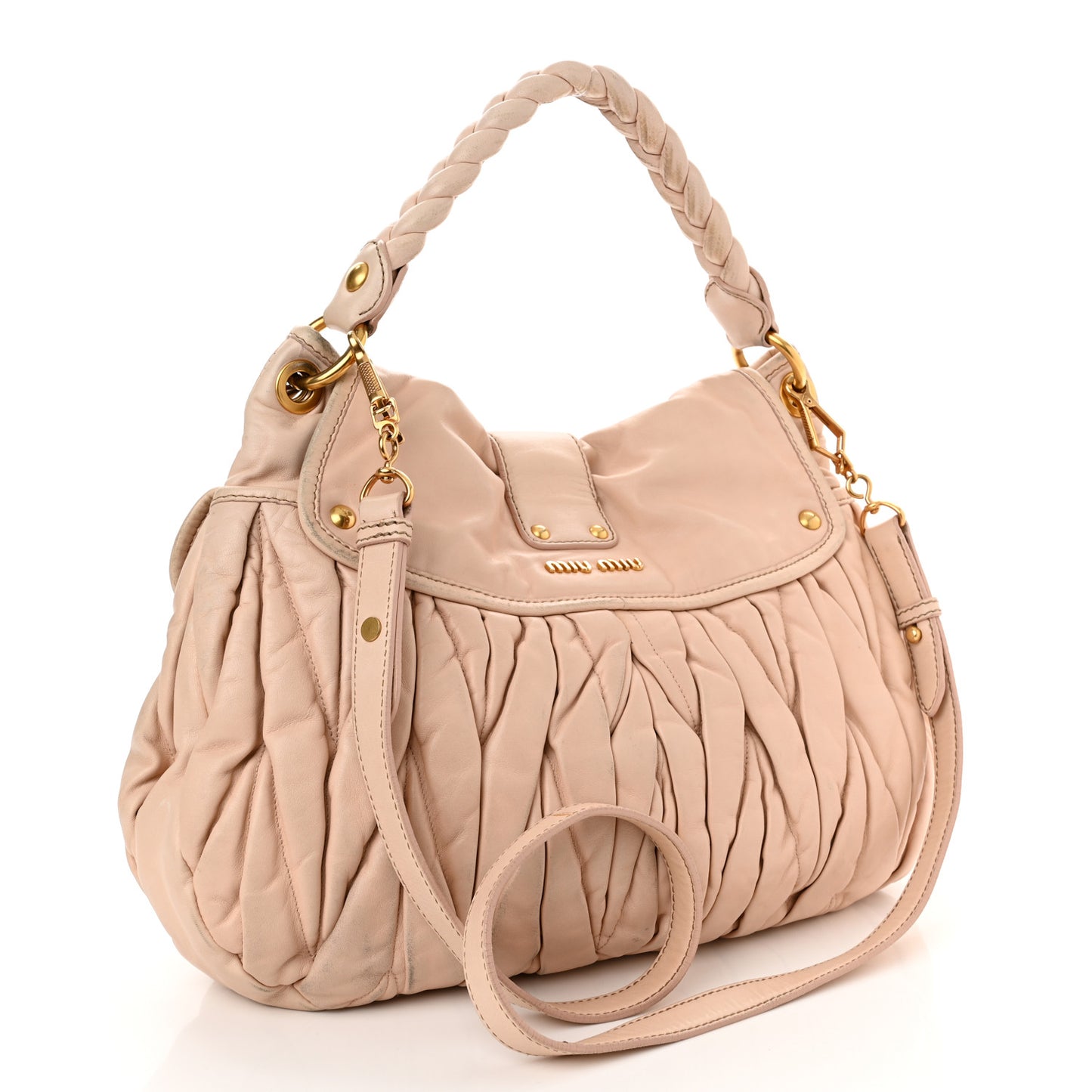 Nappa Matelasse Coffer Hobo