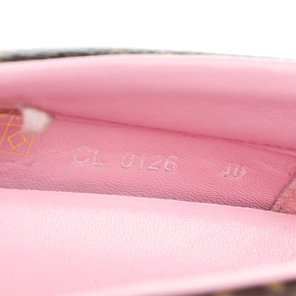 Louis Vuitton Monogram Bay Flower Slip On Harbor Sneakers 40 Rose Ballerine Poppy 7 of 7