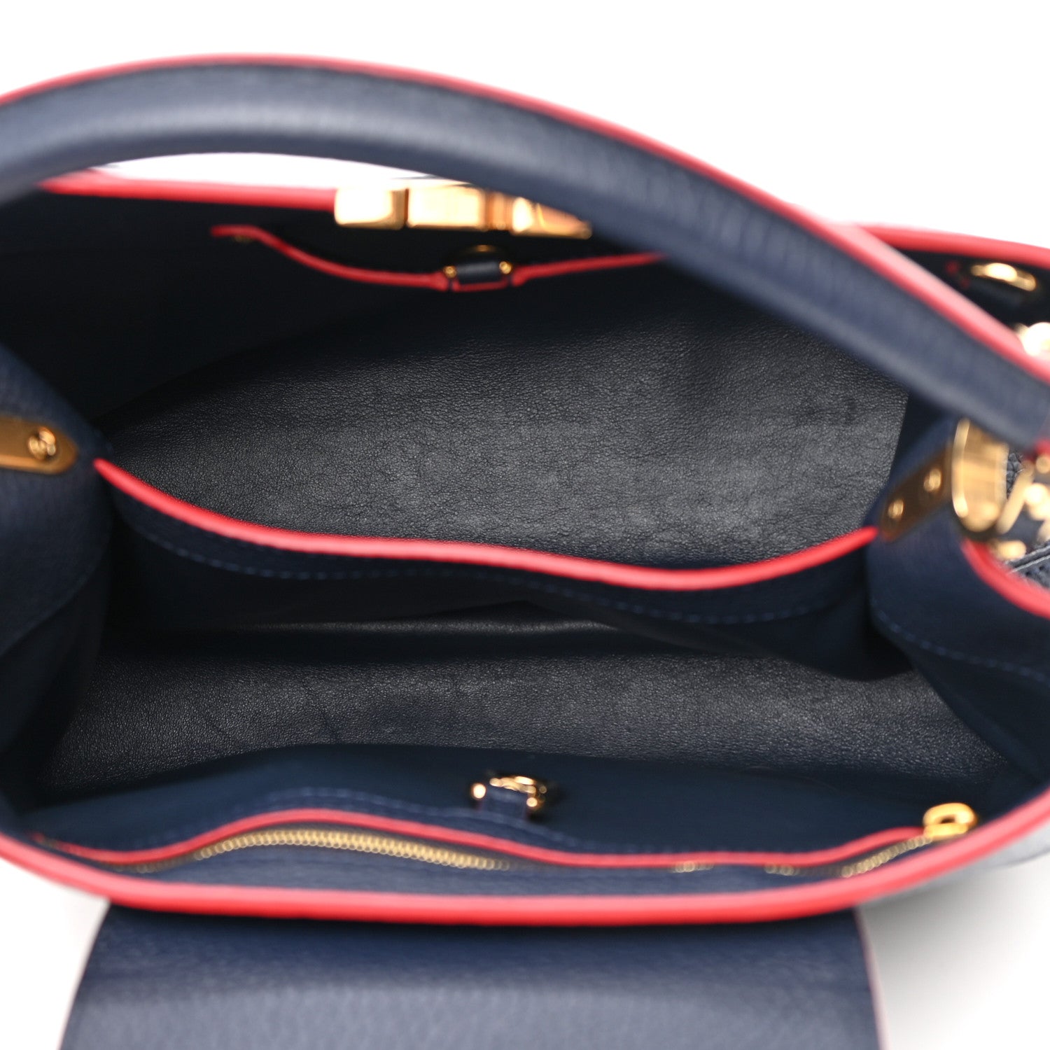 Louis Vuitton Taurillon Capucines PM Marine Rouge 5 of 12