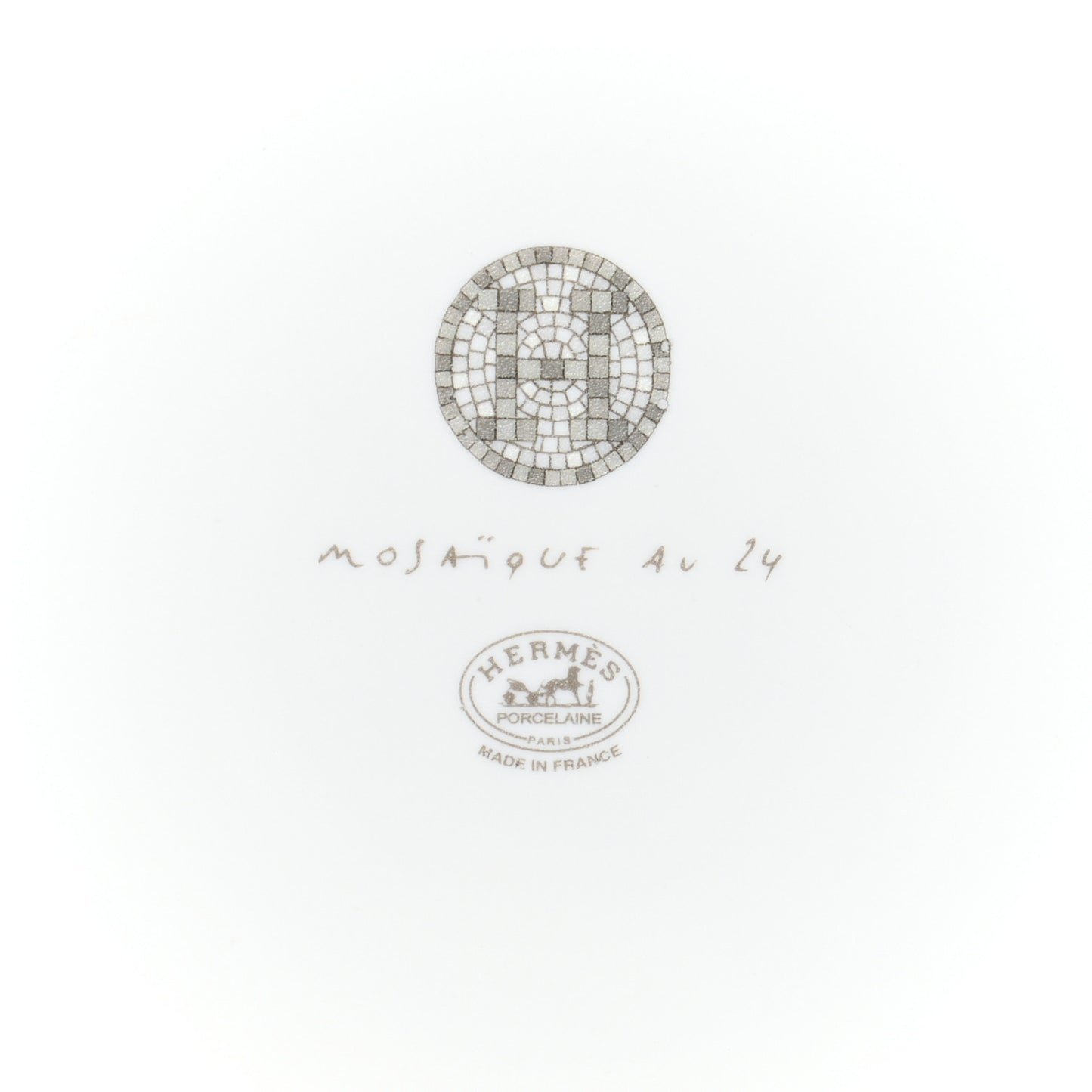 Porcelain Mosaique Au 24 Sushi Plate Platine