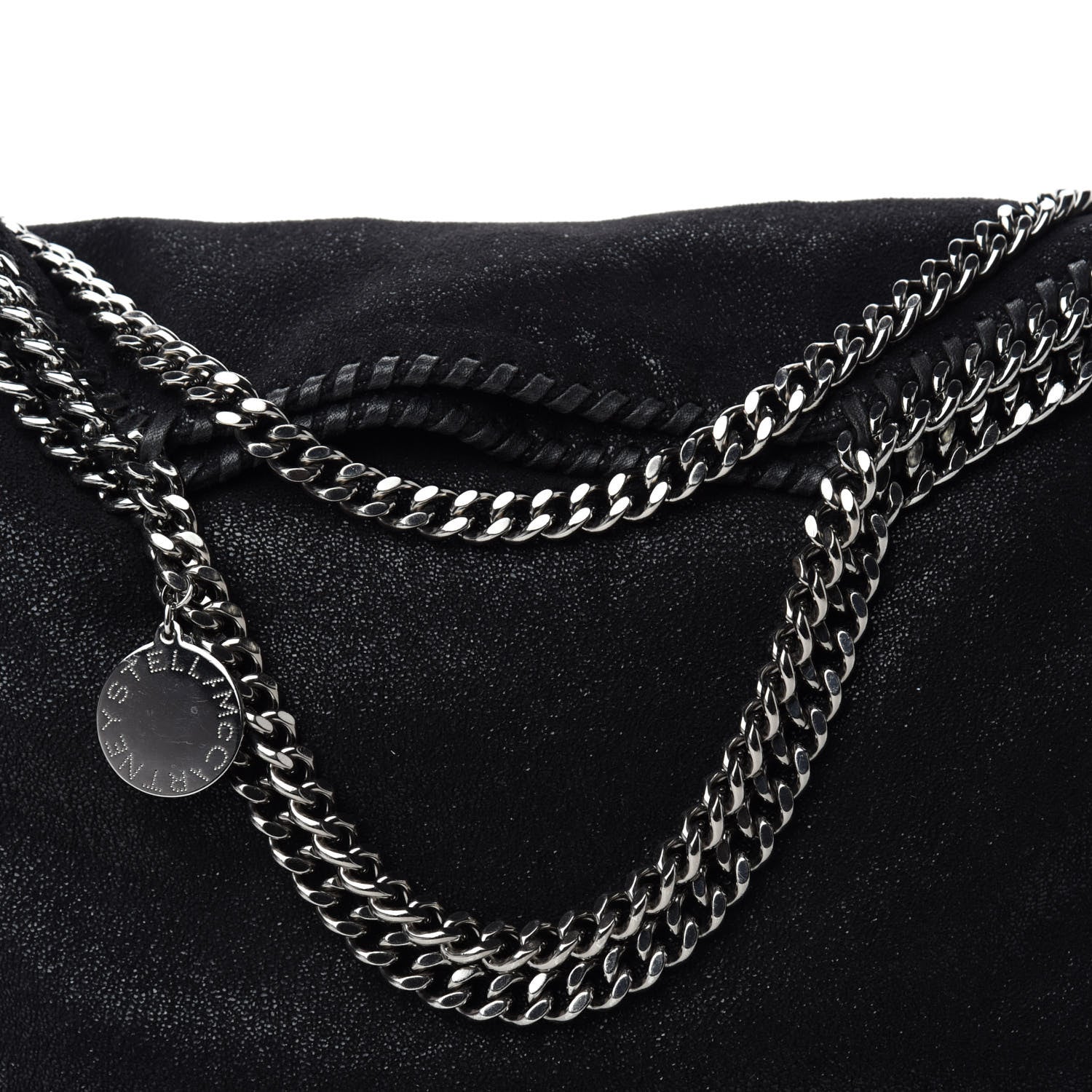 Stella McCartney Shaggy Deer Falabella Fold Over Tote Black 12 of 15
