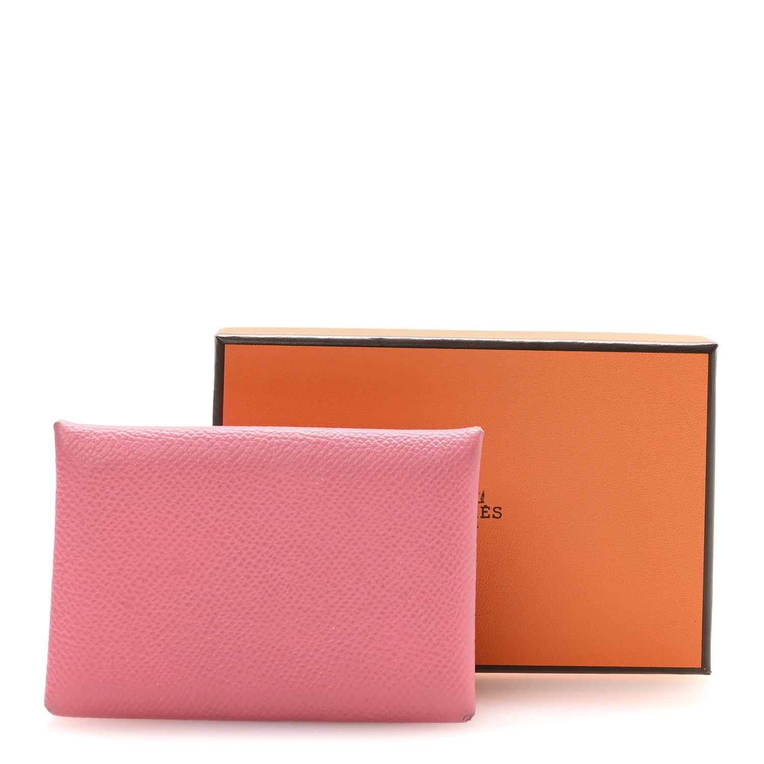 Hermes Epsom Calvi Card Case Rose Azalee 8 of 8