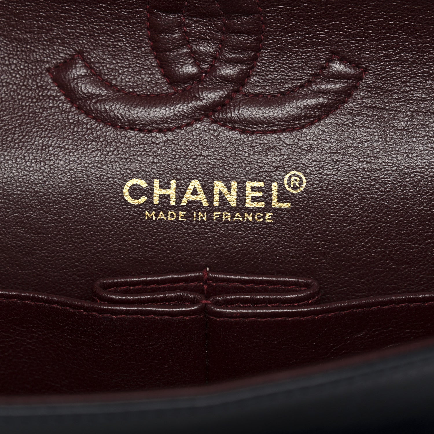Chanel Lambskin Quilted Small Double Flap Navy 6 of 14
