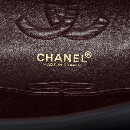 Chanel Lambskin Quilted Small Double Flap Navy 6 of 14