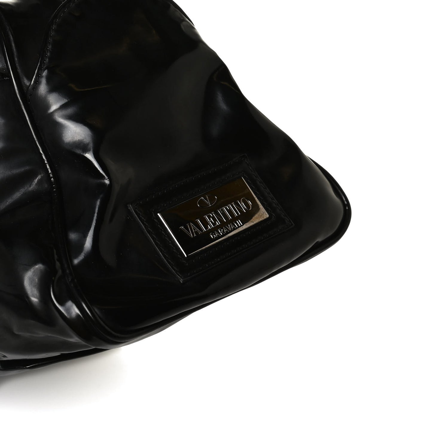 Patent Bow Hobo Black