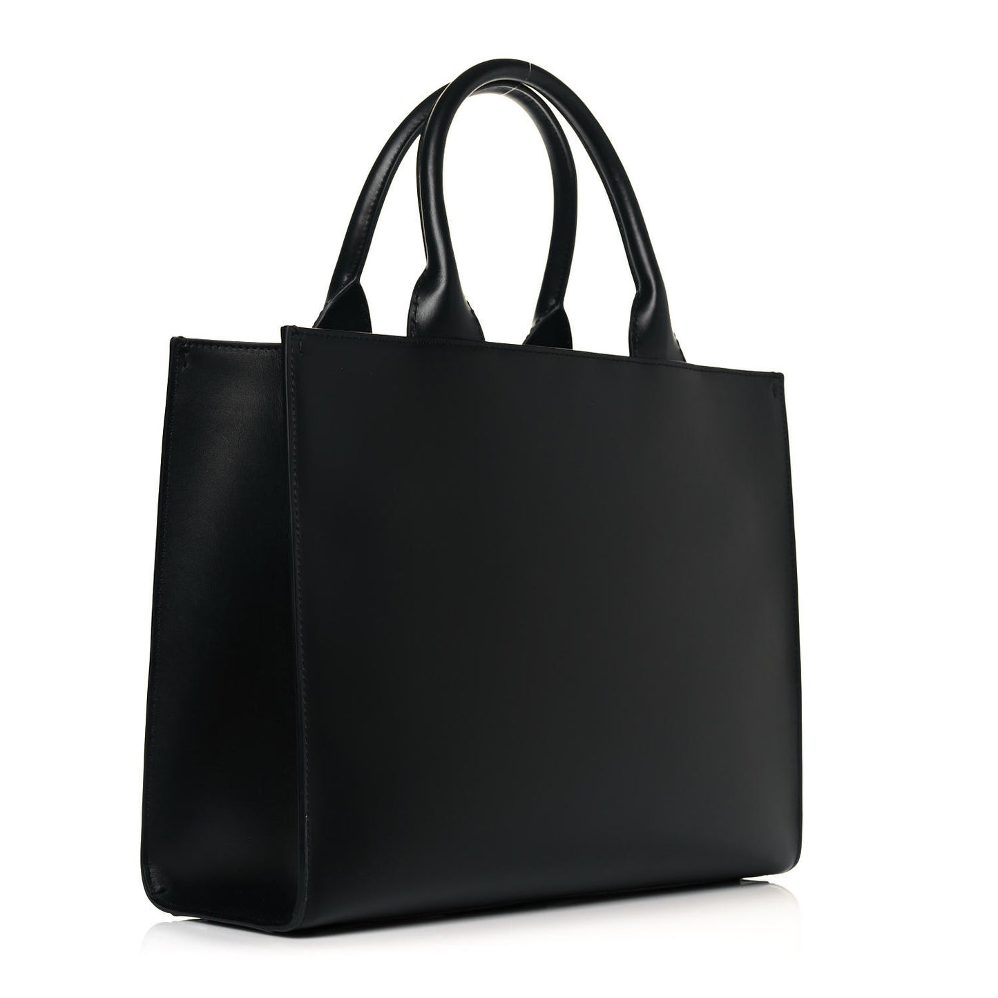 Vitello Small Beatrice Logo Tote Black
