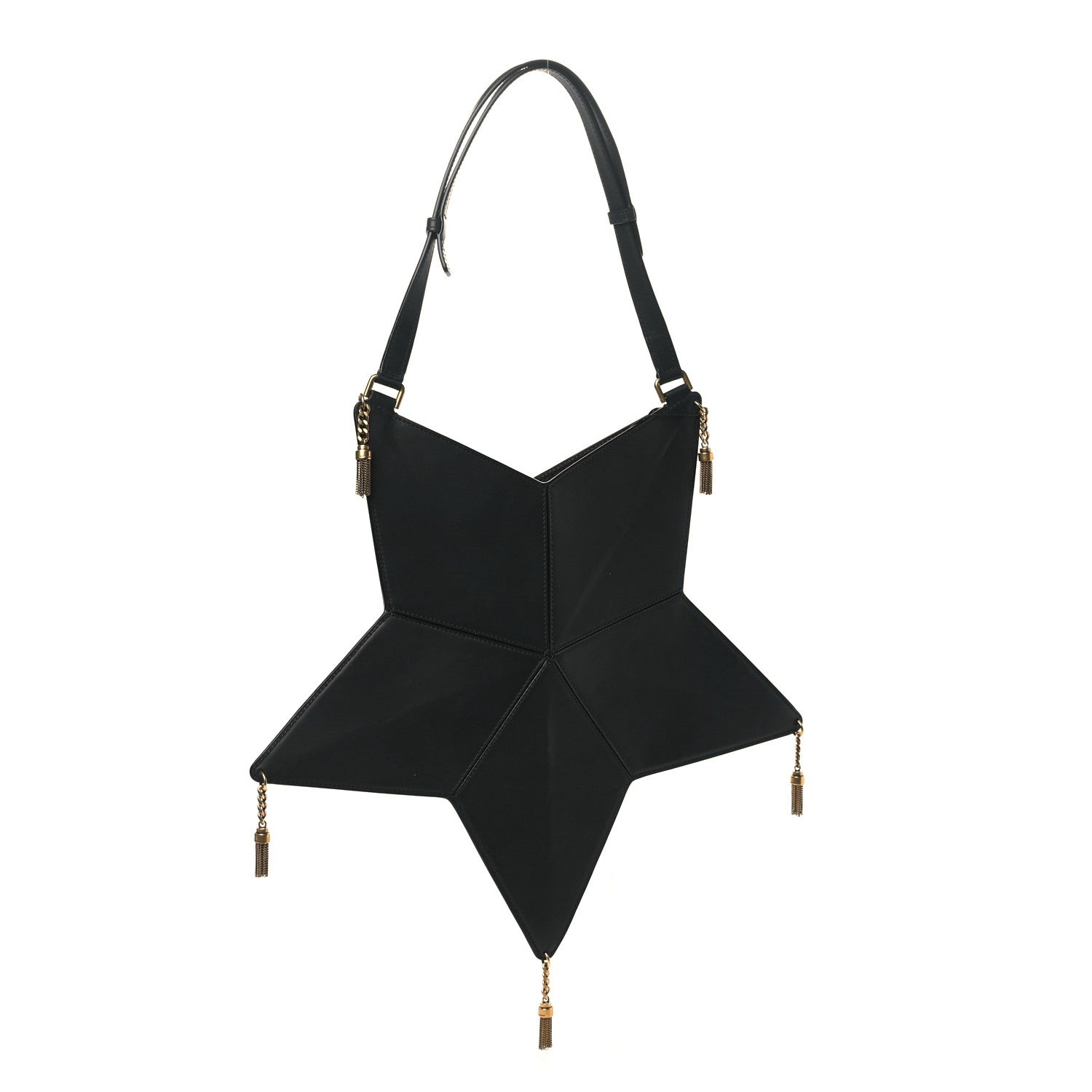Saint Laurent Calfskin Astro Star Shoulder Bag Black 3 of 10