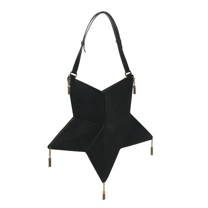 Saint Laurent Calfskin Astro Star Shoulder Bag Black 3 of 10