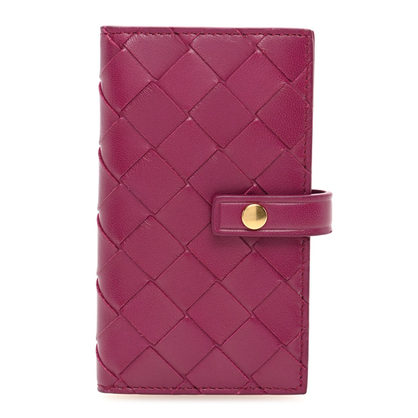 Nappa Intrecciato Key Holder Amaranto