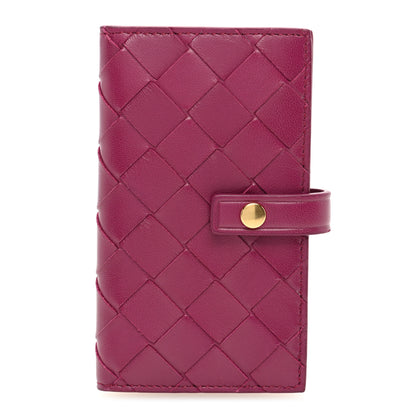 Bottega Veneta Nappa Intrecciato Key Holder Amaranto 1 of 6