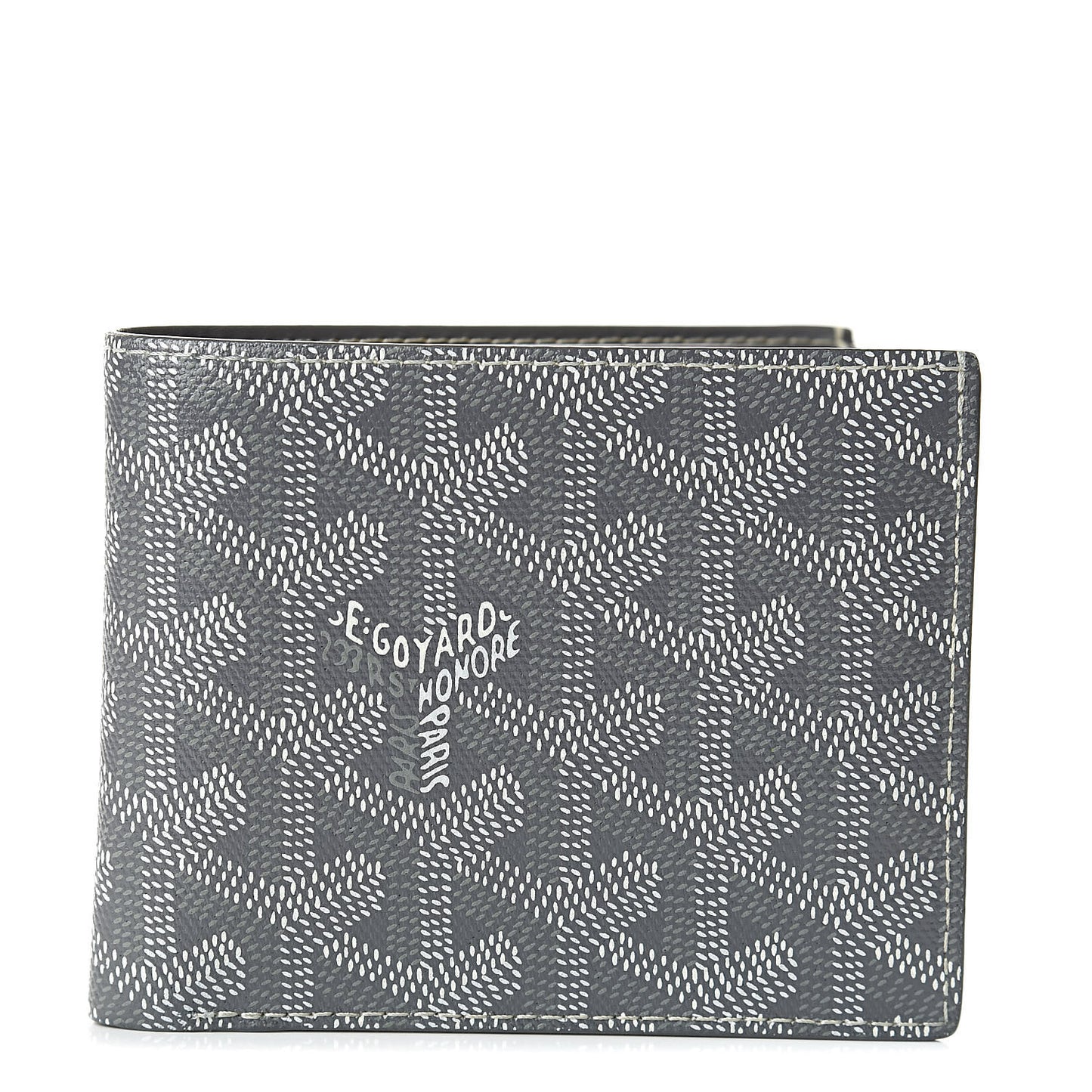 Goyardine Bi-Fold Victoire PM Wallet Grey