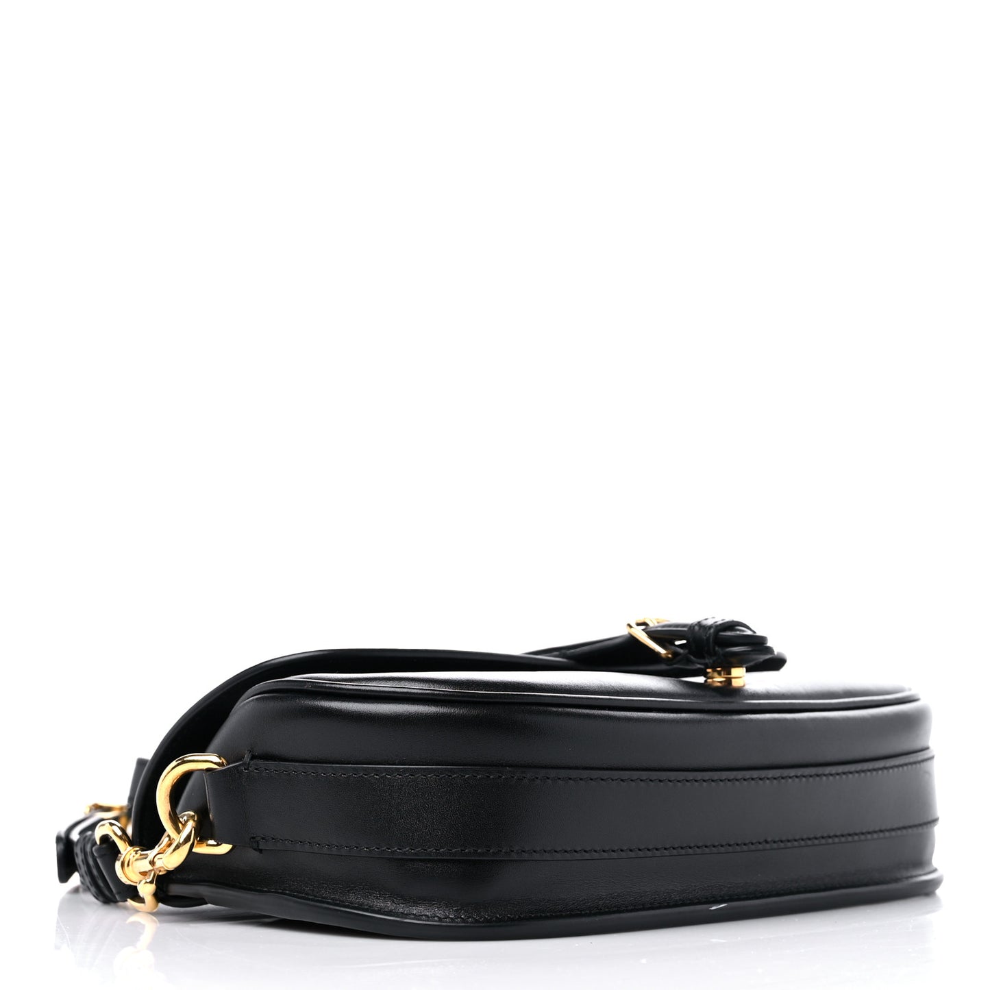 Box Calfskin East West Bobby Bag Black