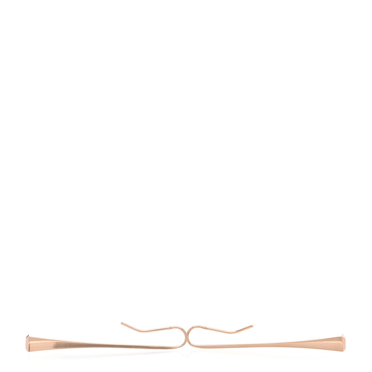 18K Rose Gold Clou De Forge Drop Earrings
