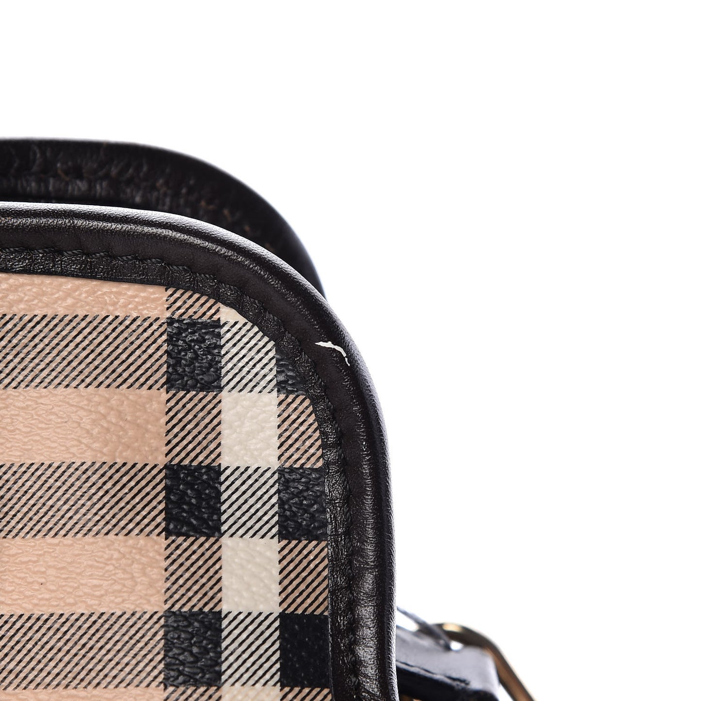 Haymarket Check Minford Portrait Tote Chocolate
