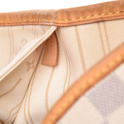 Louis Vuitton Damier Azur Neverfull MM 7 of 13