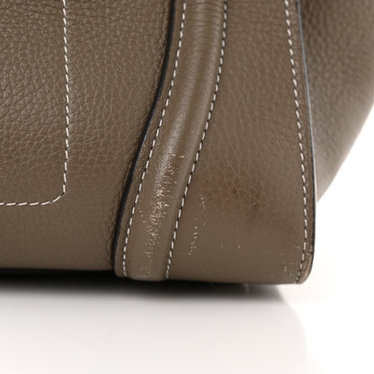 Celine Drummed Calfskin Mini Luggage Souris 15 of 27