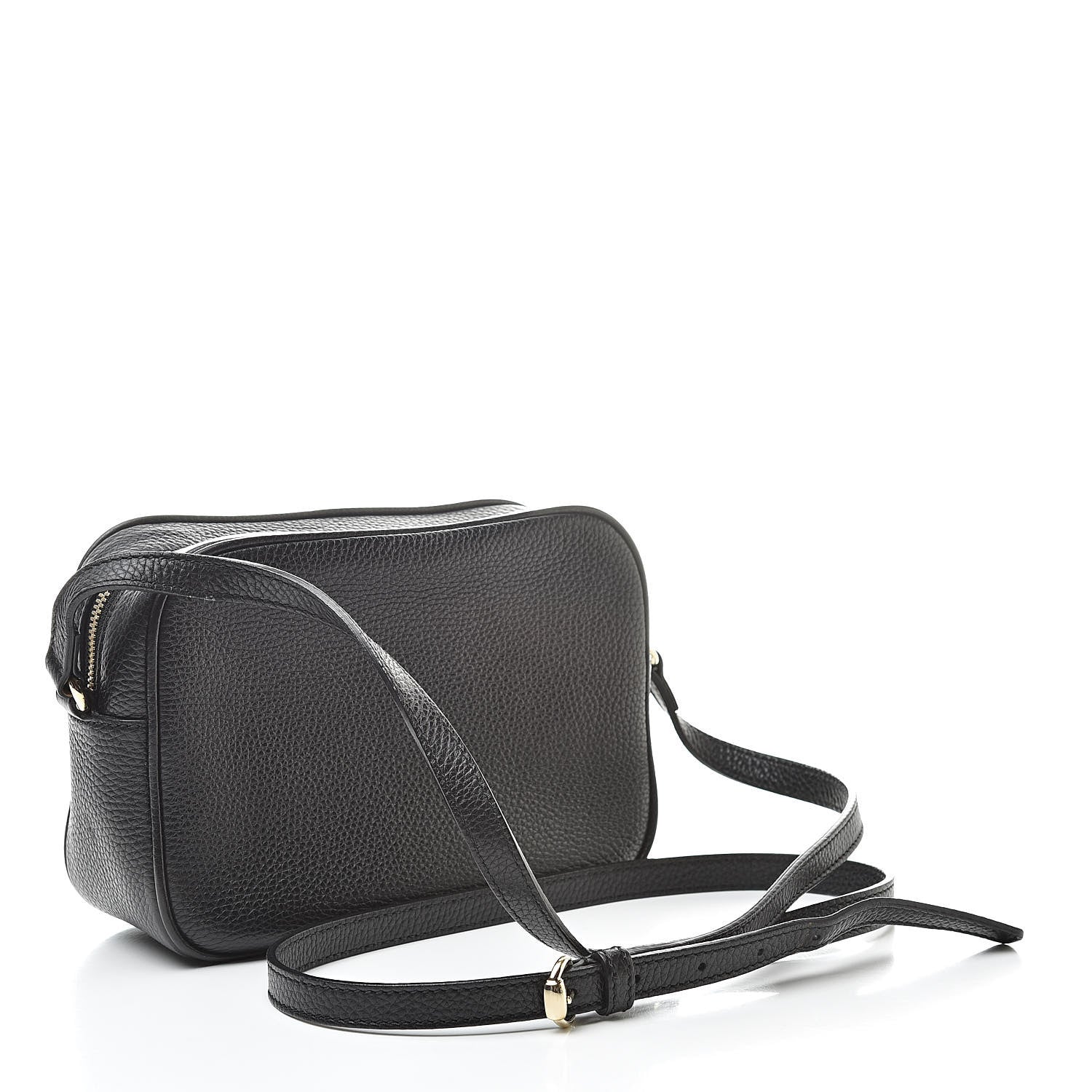 Gucci Pebbled Calfskin Small Soho Disco Bag Black 3 of 10