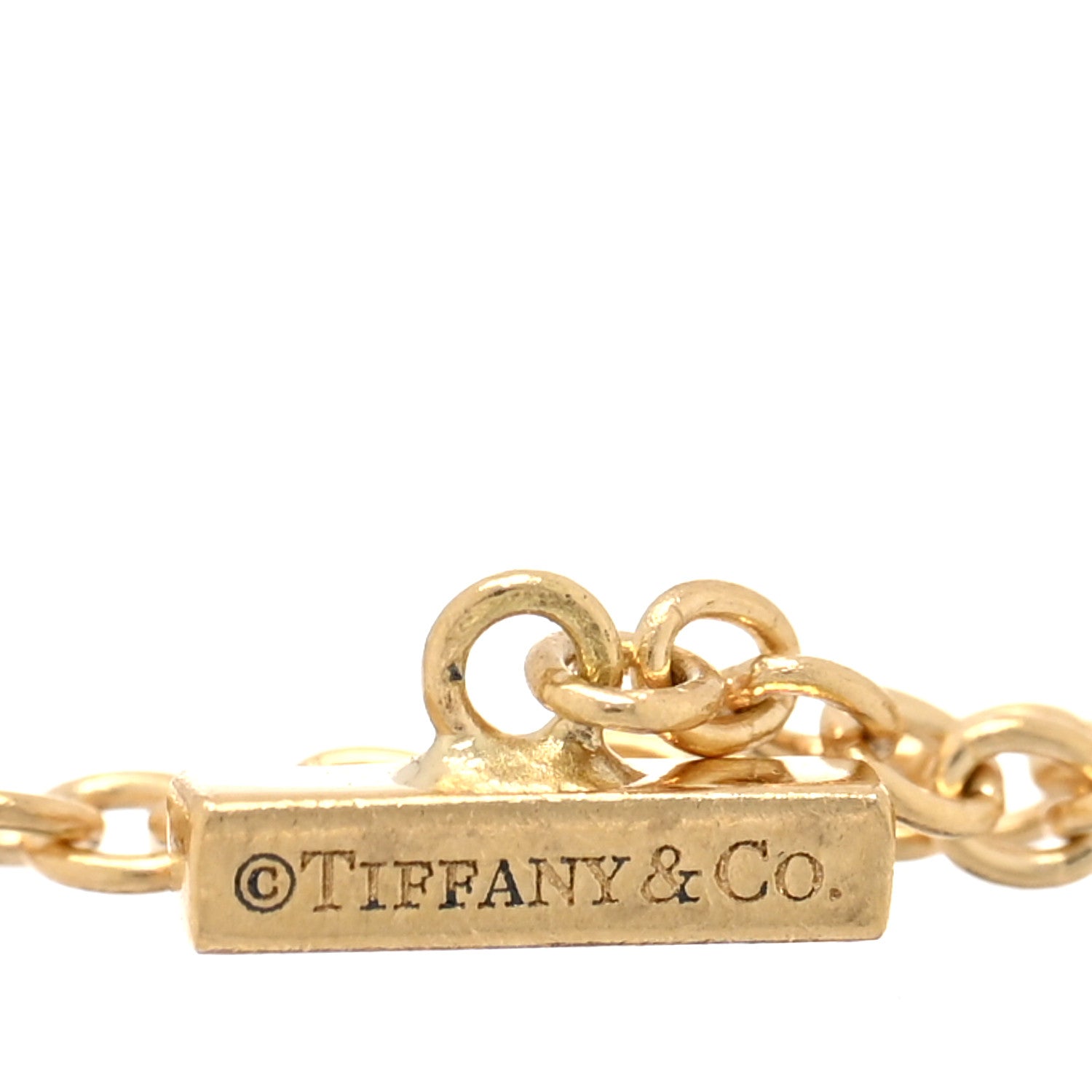 Tiffany 18K Yellow Gold T Smile Bracelet 3 of 4