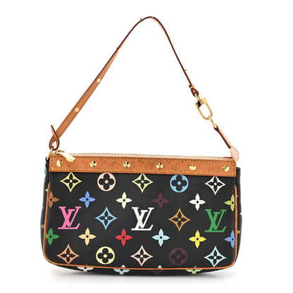 Louis Vuitton Monogram Multicolor Pochette Accessories Black 1 of 18