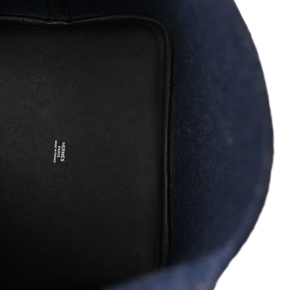 Hermes Feutre Swift Picotin Lock 18 PM Bleu Nuit Black 5 of 9