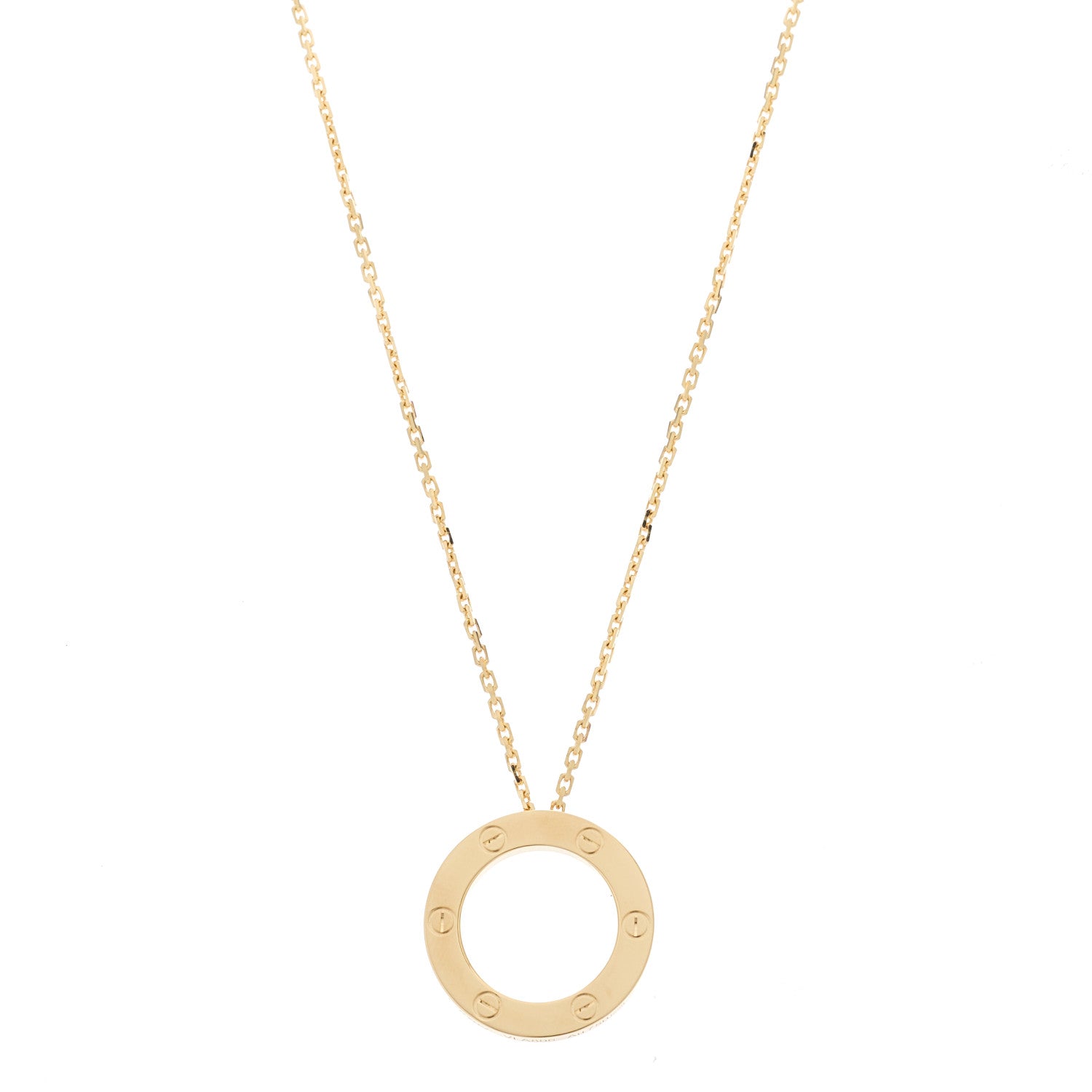 Cartier 18K Yellow Gold LOVE Pendant Necklace 1 of 7