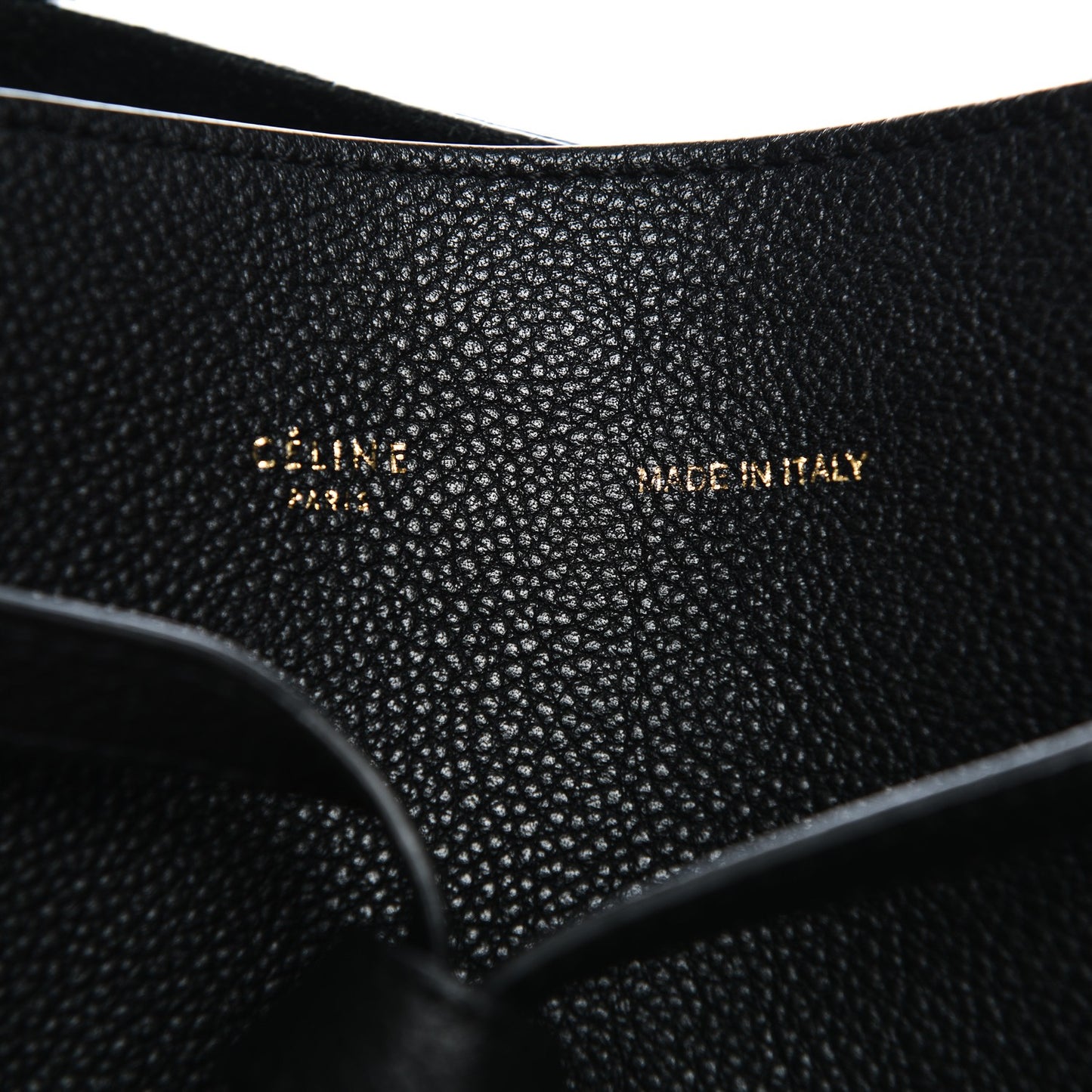 Soft Grained Calfskin Small Belt Cabas Phantom Black