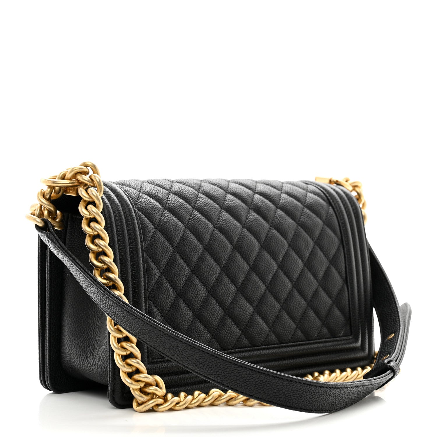 Chanel Caviar Quilted Medium Boy Flap Black 3 of 10
