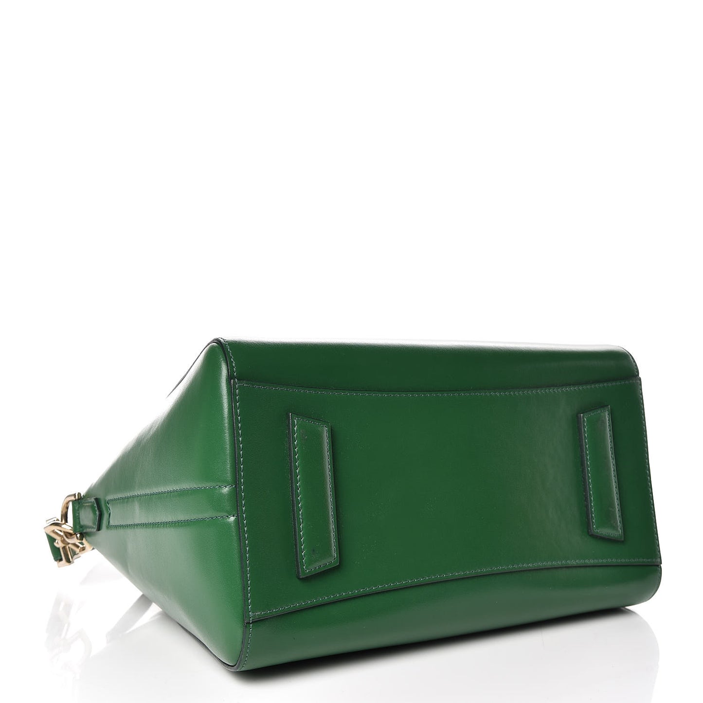 Shiny Lord Calfskin Small Antigona Emerald