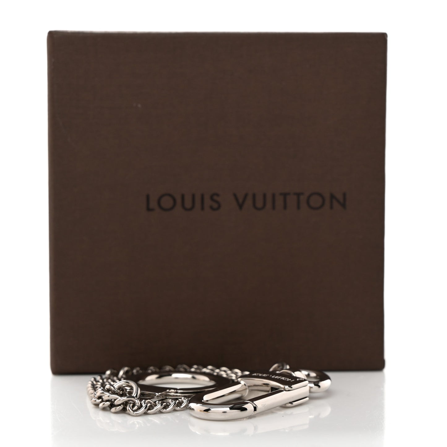 Pochette Extender Key Ring Chain Silver