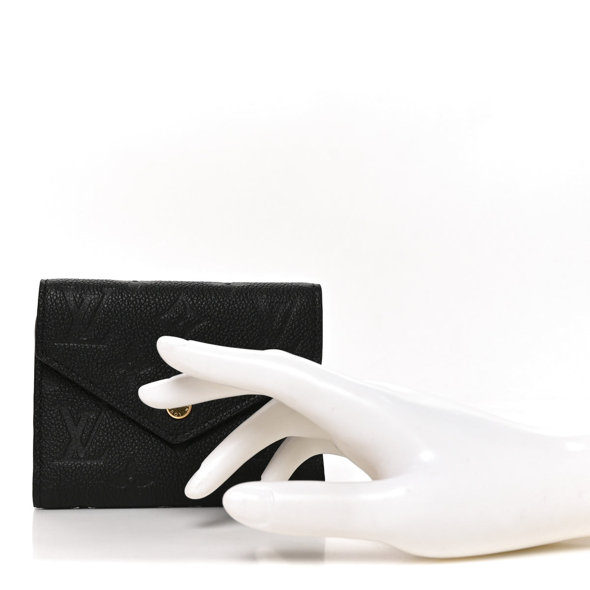 Louis Vuitton Empreinte Victorine Wallet Black 2 of 6