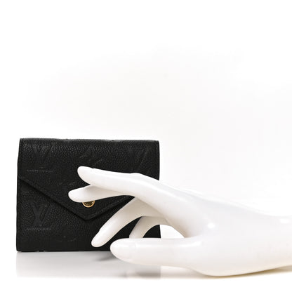 Louis Vuitton Empreinte Victorine Wallet Black 2 of 6