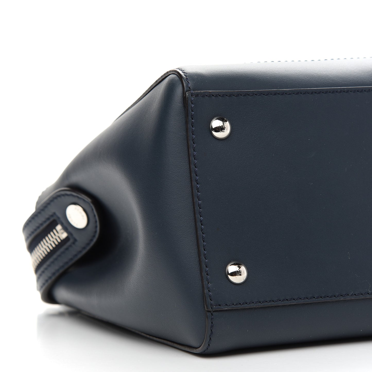 Vitello Baltico Dolce DotCom Satchel Navy Yellow