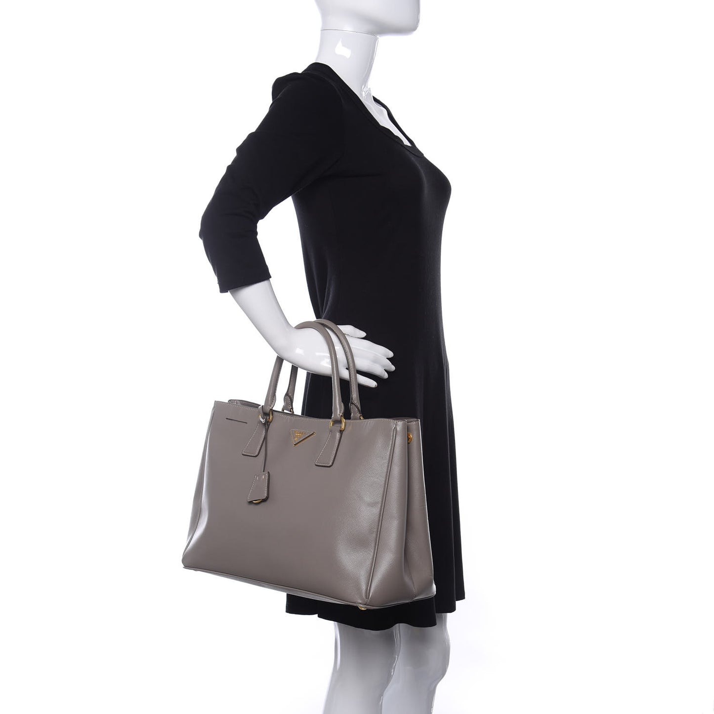 Saffiano Lux Large Tote Argilla