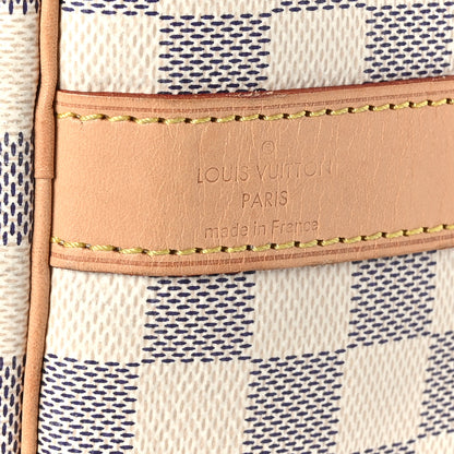 Louis Vuitton Damier Azur Keepall Bandouliere 55 5 of 11