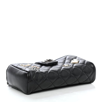 Chanel Aged Calfskin Lucky Charms 2.55 Reissue Mini Clutch With Chain Black 3 of 4