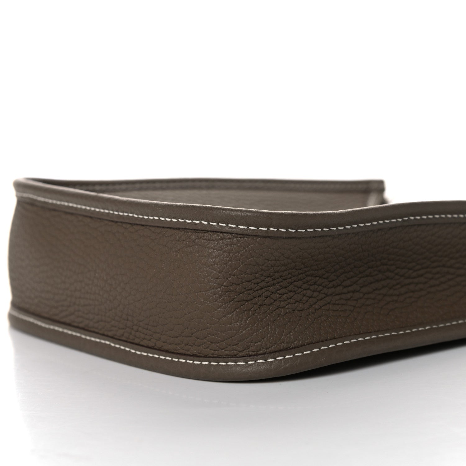 Hermes Taurillon Clemence Amazone Evelyne TPM Etoupe Bleu Indigo 9 of 11