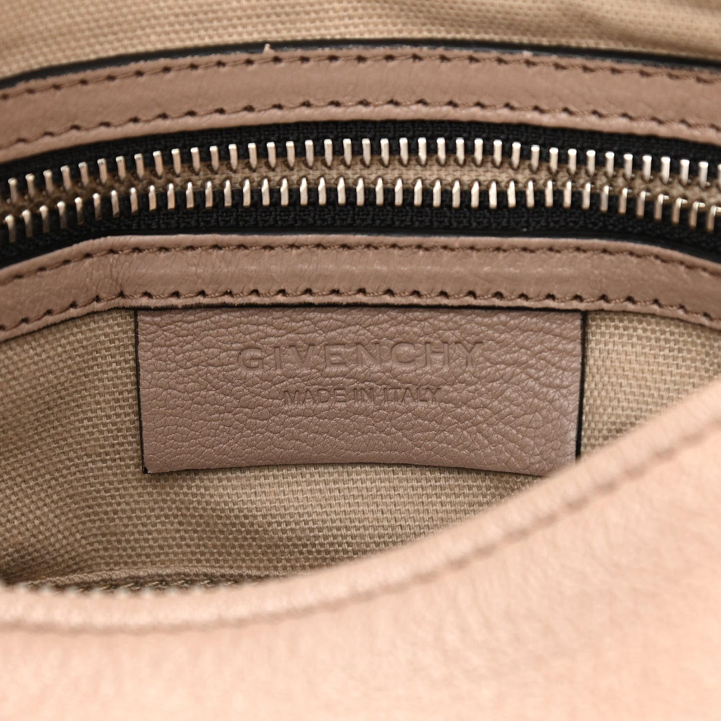 Sugar Goatskin Small Bi-Color Pandora Natural