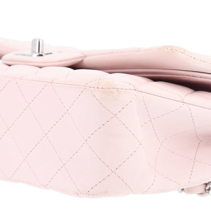 Chanel Lambskin Quilted Medium Double Flap Light Pink 3 of 11