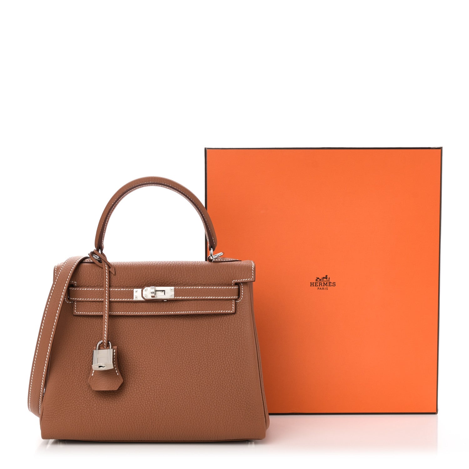 Hermes Togo Kelly Retourne 25 Gold 11 of 11