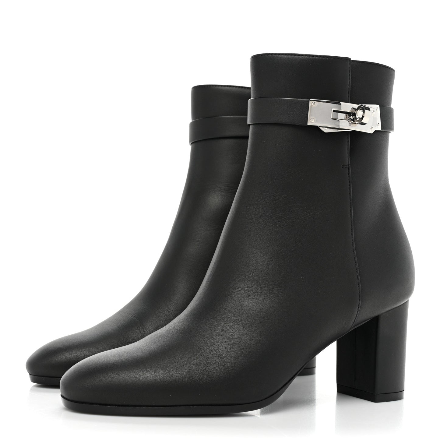 Calfskin Saint Germain Ankle Boots 36 Black