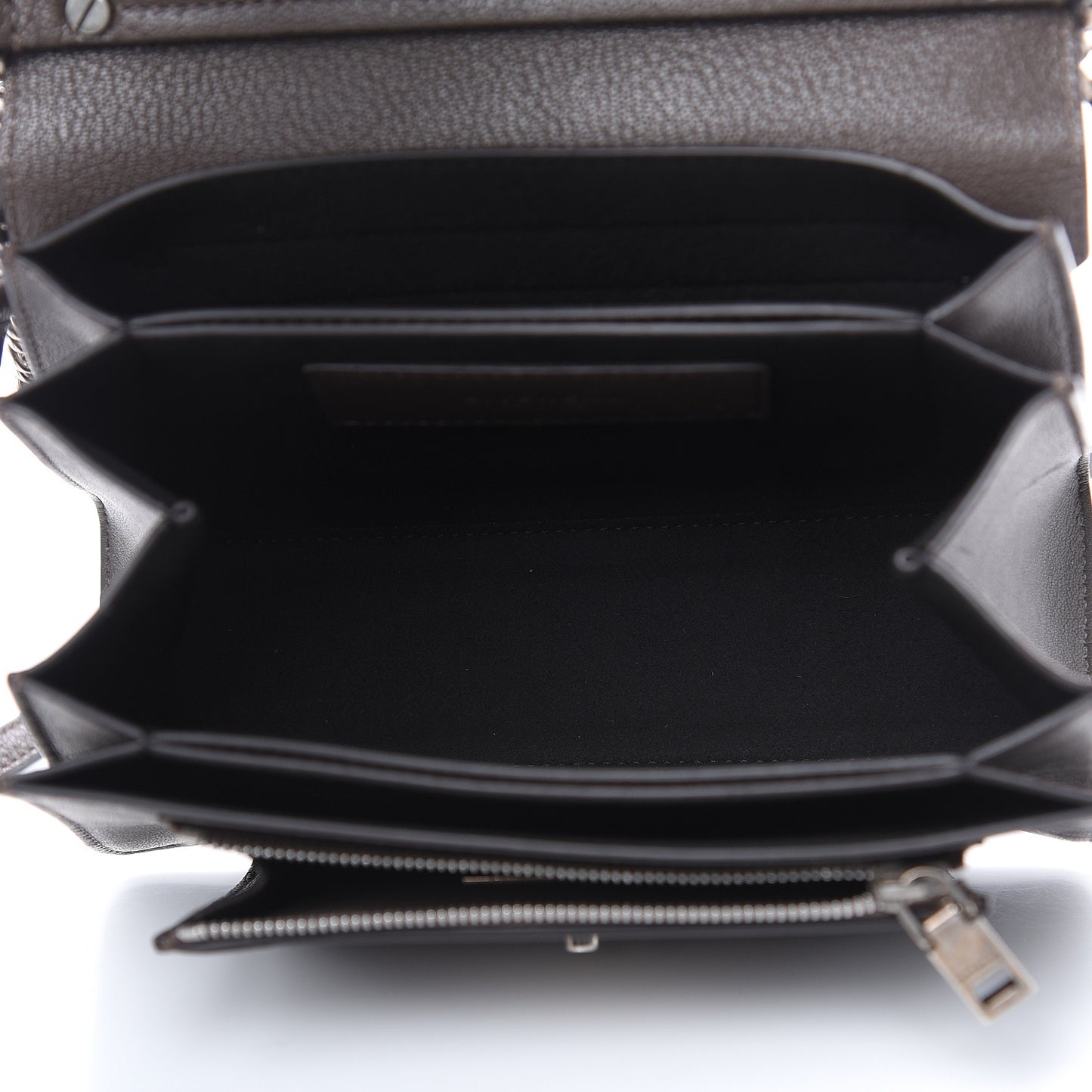 Goatskin Small GV3 Shoulder Bag Heather Grey