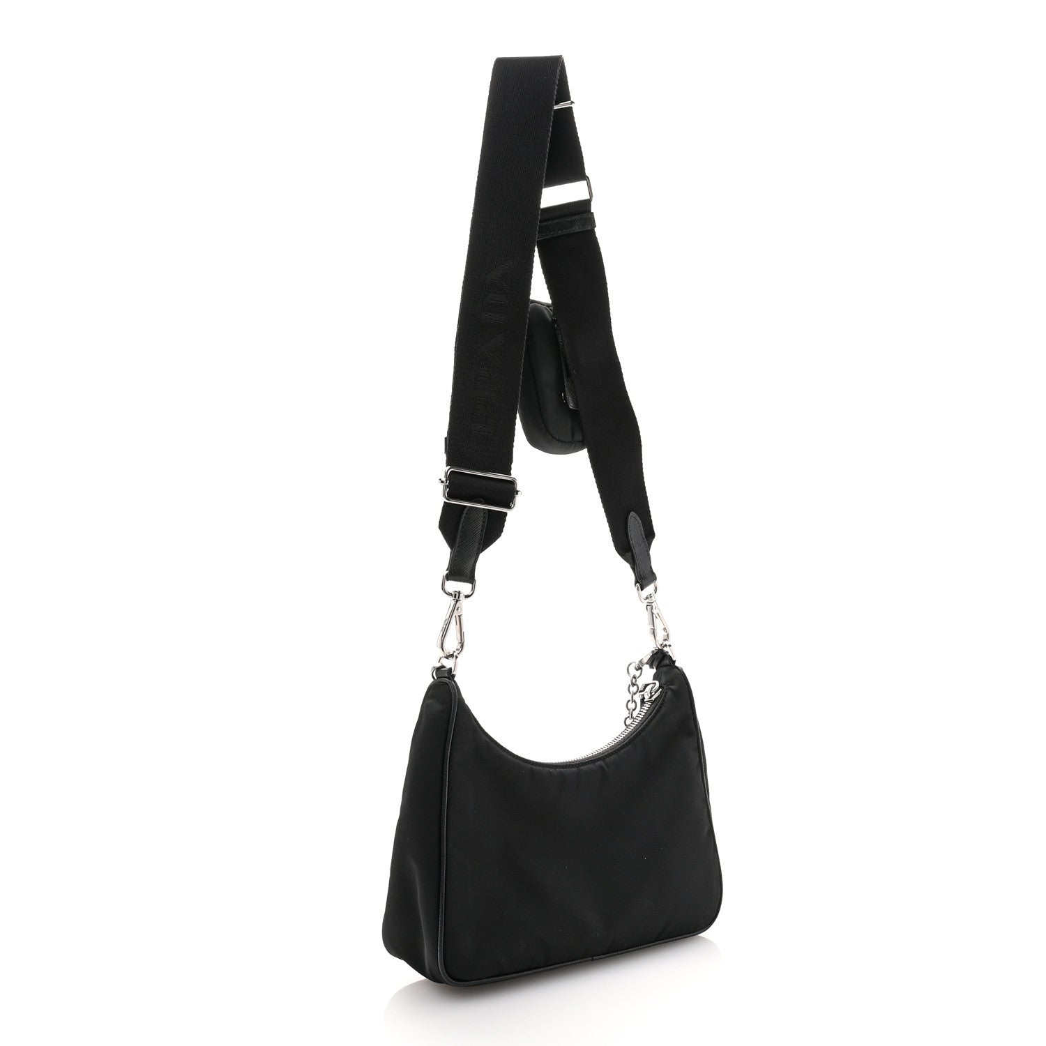 Prada Nylon Re-Edition 2005 Shoulder Bag Black 3 of 10